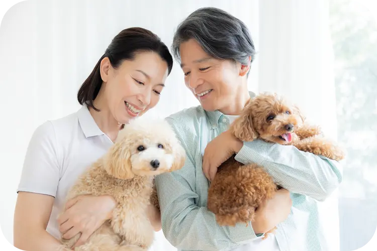 犬と暮らすご家族